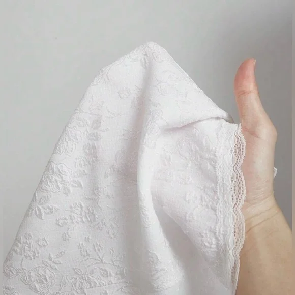 White Structured Tank Top with Wide Straps - Picture 5 of 7